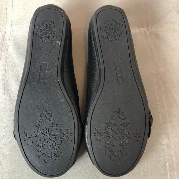 Andrea Fenzi rounded toe black flats size 5 - Picture 8 of 8